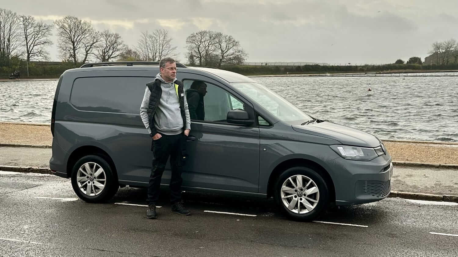 Simon from BMS standing in front of van